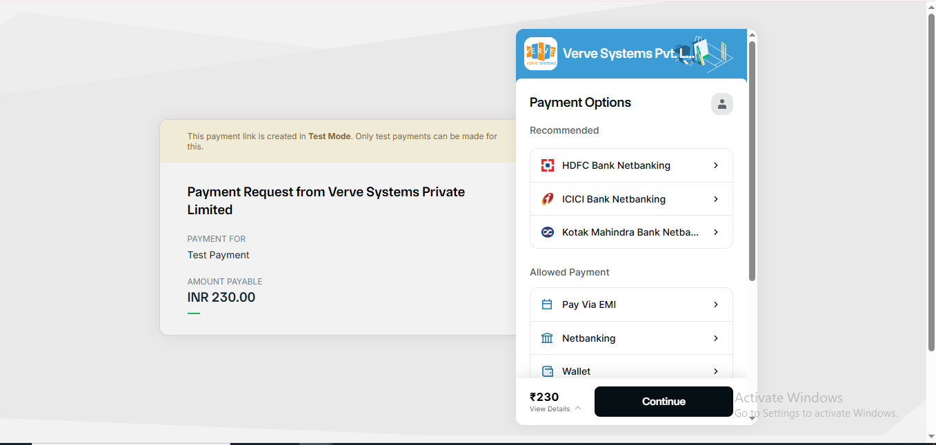 Online Payment